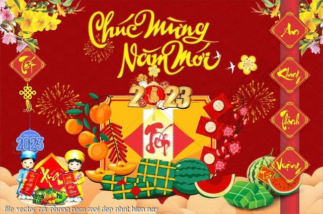 file vector cdr phong nam moi dep nhat hien nay
